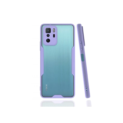 Xiaomi Poco X3 GT Kılıf Platin Silikon - Lila
