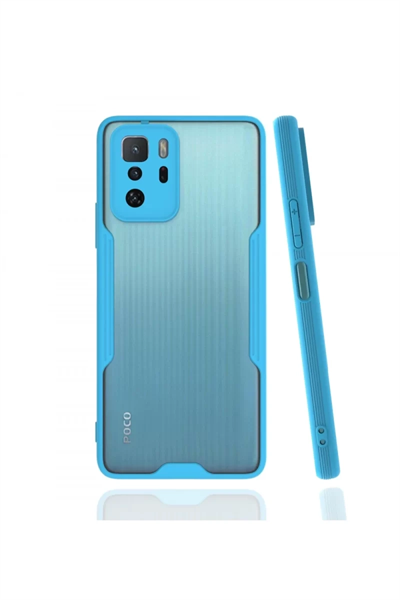 Xiaomi Poco X3 GT Kılıf Platin Silikon - Mavi