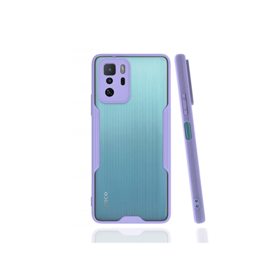 Xiaomi Poco X3 GT Kılıf Platin Silikon - Lila