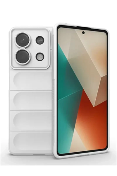 Xiaomi Poco X6 Kılıf Optimum Silikon - Krem