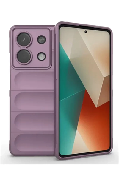 Xiaomi Poco X6 Kılıf Optimum Silikon - Mor