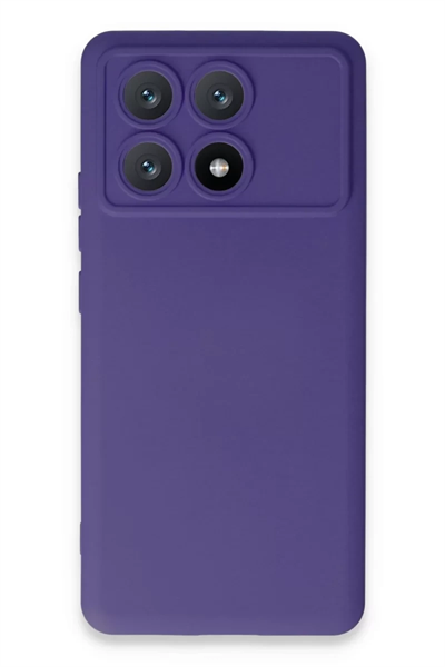 Xiaomi Poco X6 Pro Kılıf Nano içi Kadife Silikon - Mor