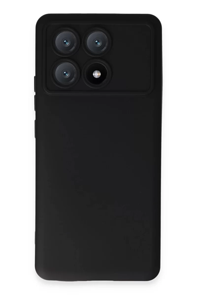 Xiaomi Poco X6 Pro Kılıf Nano içi Kadife Silikon - Siyah