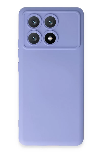 Xiaomi Poco X6 Pro Kılıf Nano içi Kadife Silikon - Lila