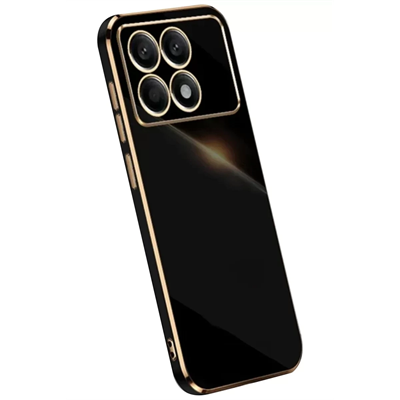 Xiaomi Poco X6 Pro Kılıf Volet Silikon - Siyah