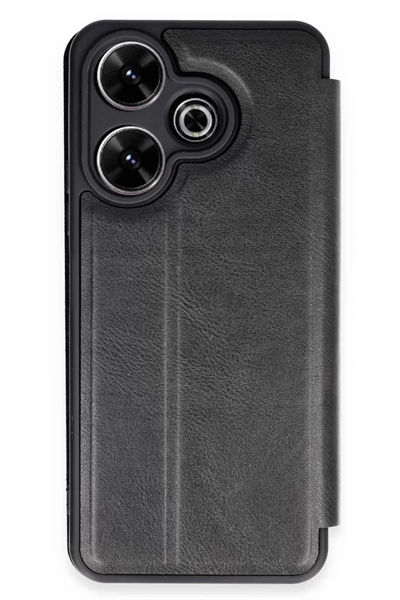 Xiaomi Redmi 13 4G Kılıf Flip Cover - Siyah