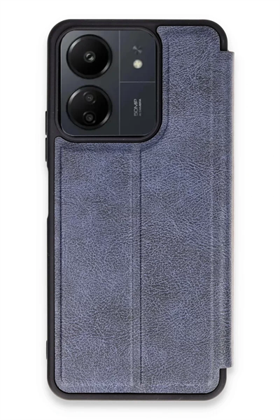 Xiaomi Redmi 13C Kılıf Flip Cover - Lacivert