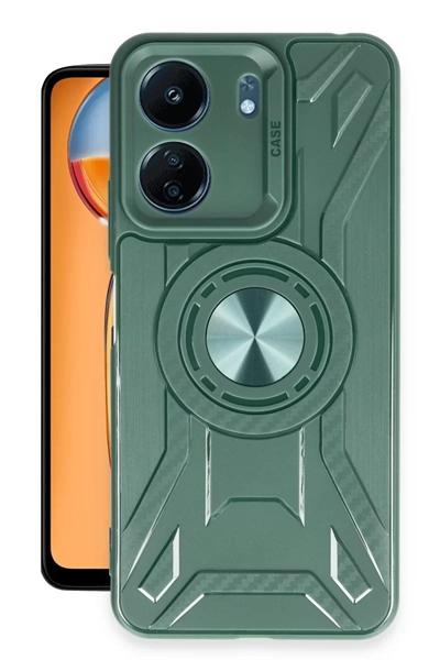 Xiaomi Redmi 13C Kılıf Lincoln Silikon - Koyu Yeşil