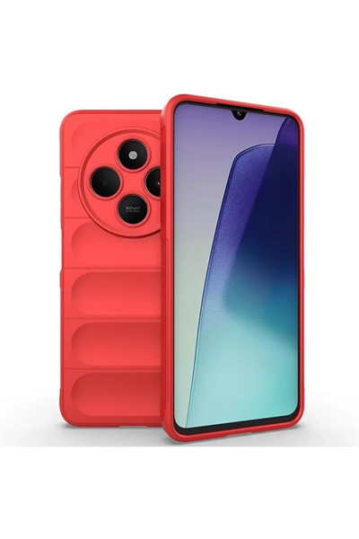 Xiaomi Redmi 14C Kılıf Optimum Silikon - Kırmızı