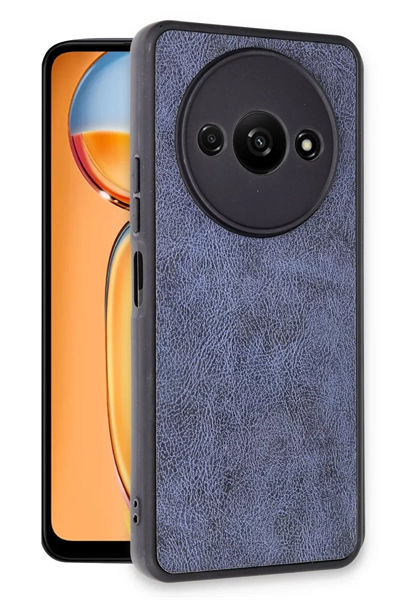 Xiaomi Redmi A3 4G Kılıf Aras Deri Kapak - Lacivert