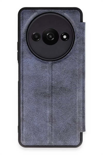 Xiaomi Redmi A3 4G Kılıf Flip Cover - Lacivert