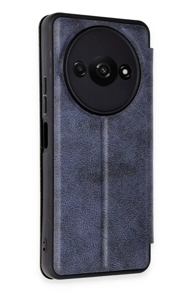 Xiaomi Redmi A3 4G Kılıf Flip Cover - Lacivert