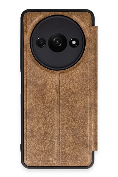 Xiaomi Redmi A3 4G Kılıf Flip Cover - Taba