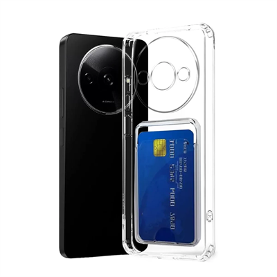 Xiaomi Redmi A3 4G Kılıf Kart Şeffaf Silikon - Şeffaf