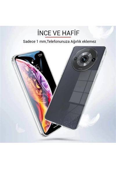 Xiaomi Redmi A3 4G Kılıf Lüx Şeffaf Silikon