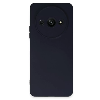 Xiaomi Redmi A3 4G Kılıf Nano içi Kadife Silikon - Lacivert