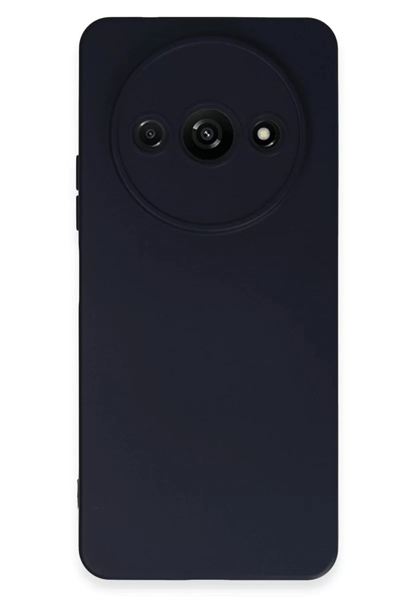 Xiaomi Redmi A3 4G Kılıf Nano içi Kadife Silikon - Lacivert