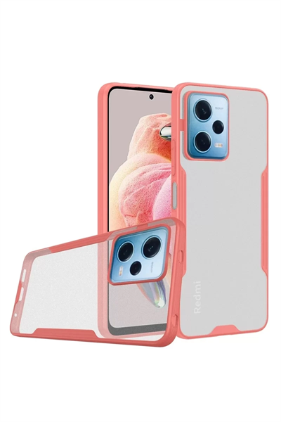 Xiaomi Redmi Note 12 5G Kılıf Platin Silikon - Pembe