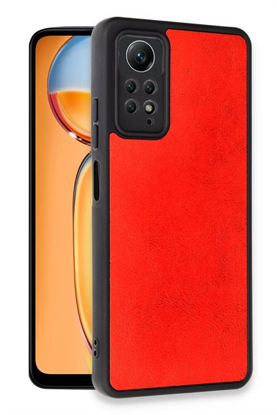 Xiaomi Redmi Note 12 Pro 4G Kılıf Aras Deri Kapak - Kırmızı