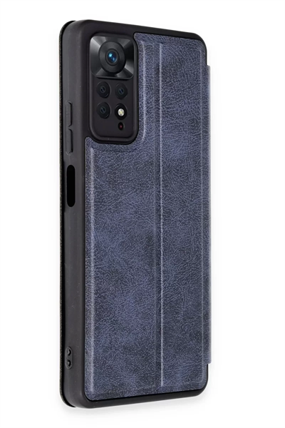 Xiaomi Redmi Note 12 Pro 4G Kılıf Flip Cover - Lacivert