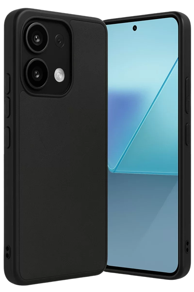 Xiaomi Redmi Note 13 4G Kılıf Aras Deri Kapak - Siyah