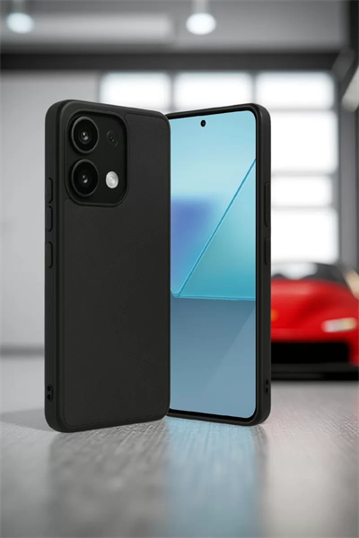 Xiaomi Redmi Note 13 4G Kılıf Aras Deri Kapak - Siyah
