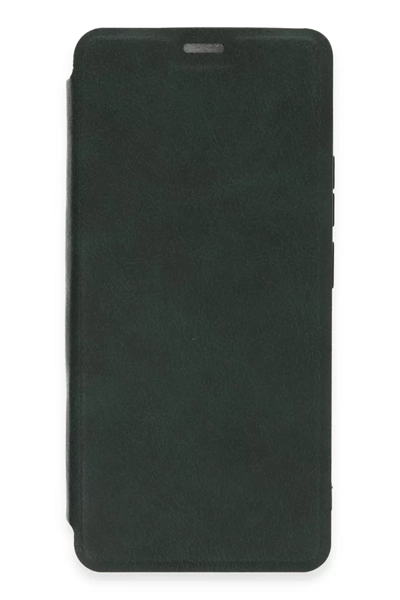 Xiaomi Redmi Note 13 4G Kılıf Flip Cover - Koyu Yeşil