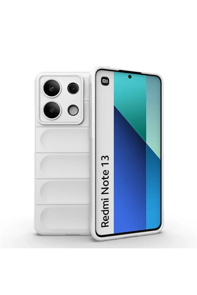 Xiaomi Redmi Note 13 4G Kılıf Optimum Silikon - Krem