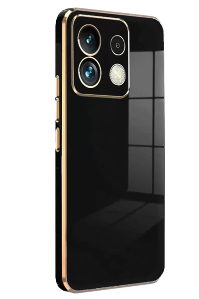 Xiaomi Redmi Note 13 4G Kılıf Volet Silikon - Siyah