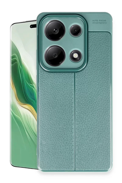 Xiaomi Redmi Note 13 Pro 4G Kılıf Auto Focus Kapak - Koyu Yeşil