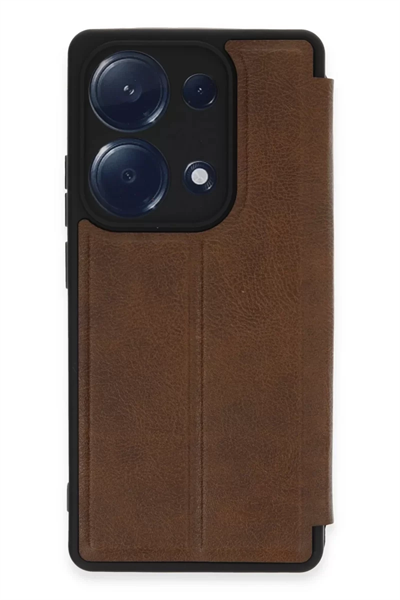 Xiaomi Redmi Note 13 Pro 4G Kılıf Flip Cover - Taba