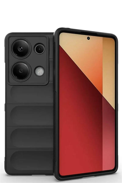 Xiaomi Redmi Note 13 Pro 4G Kılıf Optimum Silikon - Siyah