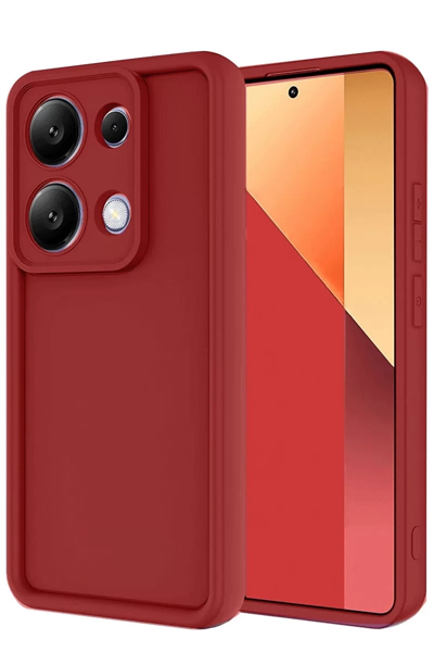 Xiaomi Redmi Note 13 Pro 4G Kılıf Viera Silikon - Kırmızı