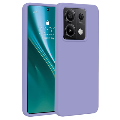 Xiaomi Redmi Note 13 Pro 5G Kılıf First Silikon - Lila