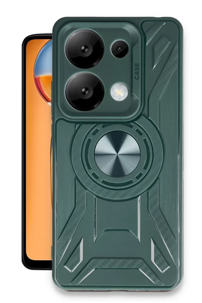 Xiaomi Redmi Note 13 Pro 5G Kılıf Lincoln Silikon - Koyu Yeşil