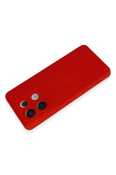 Xiaomi Redmi Note 13 Pro 5G Kılıf Nano içi Kadife Silikon - Kırmızı