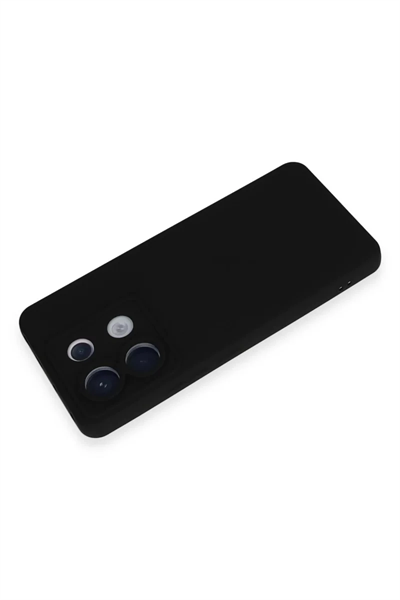 Xiaomi Redmi Note 13 Pro 5G Kılıf Nano içi Kadife Silikon - Siyah