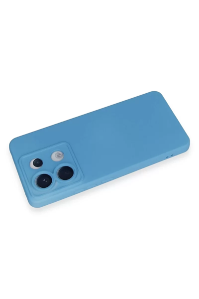Xiaomi Redmi Note 13 Pro 5G Kılıf Nano içi Kadife Silikon - Mavi