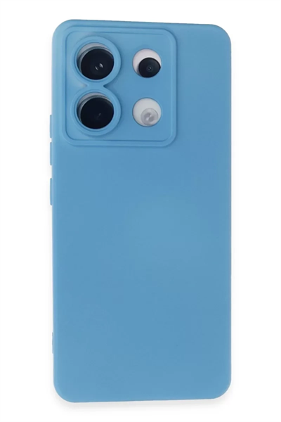 Xiaomi Redmi Note 13 Pro 5G Kılıf Nano içi Kadife Silikon - Mavi