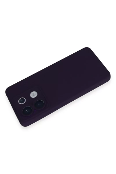 Xiaomi Redmi Note 13 Pro 5G Kılıf Nano içi Kadife Silikon - Mor