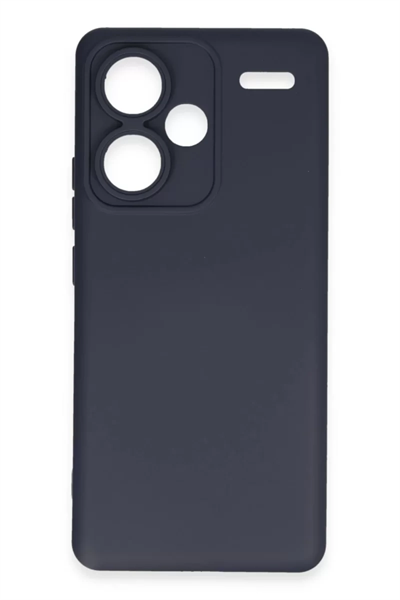 Xiaomi Redmi Note 13 Pro Plus Kılıf Nano içi Kadife Silikon - Lacivert