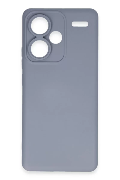 Xiaomi Redmi Note 13 Pro Plus Kılıf Nano içi Kadife Silikon - Gri