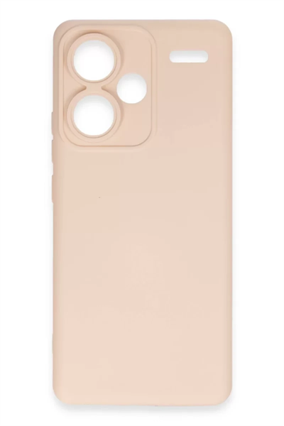 Xiaomi Redmi Note 13 Pro Plus Kılıf Nano içi Kadife Silikon - Pudra