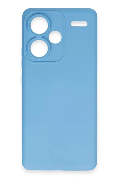 Xiaomi Redmi Note 13 Pro Plus Kılıf Nano içi Kadife Silikon - Mavi