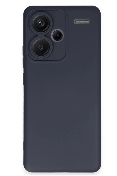 Xiaomi Redmi Note 13 Pro Plus Kılıf Nano içi Kadife Silikon - Lacivert
