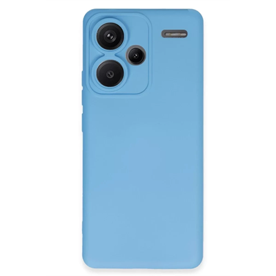 Xiaomi Redmi Note 13 Pro Plus Kılıf Nano içi Kadife Silikon - Mavi