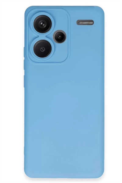 Xiaomi Redmi Note 13 Pro Plus Kılıf Nano içi Kadife Silikon - Mavi