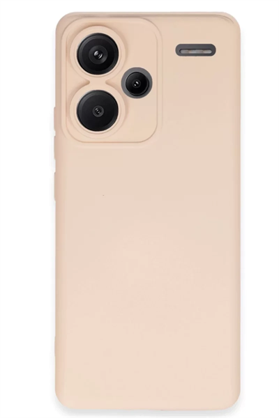 Xiaomi Redmi Note 13 Pro Plus Kılıf Nano içi Kadife Silikon - Pudra