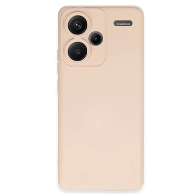 Xiaomi Redmi Note 13 Pro Plus Kılıf Nano içi Kadife Silikon - Pudra