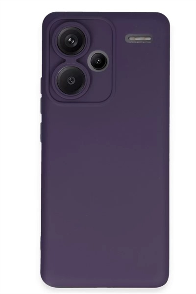 Xiaomi Redmi Note 13 Pro Plus Kılıf Nano içi Kadife Silikon - Mor